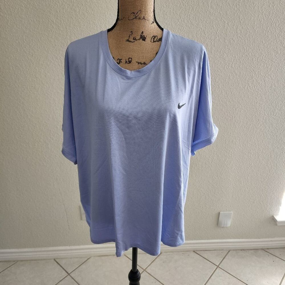 Nike blue breathable active athletic‎ workout shirt plus size 3X NEW!!!